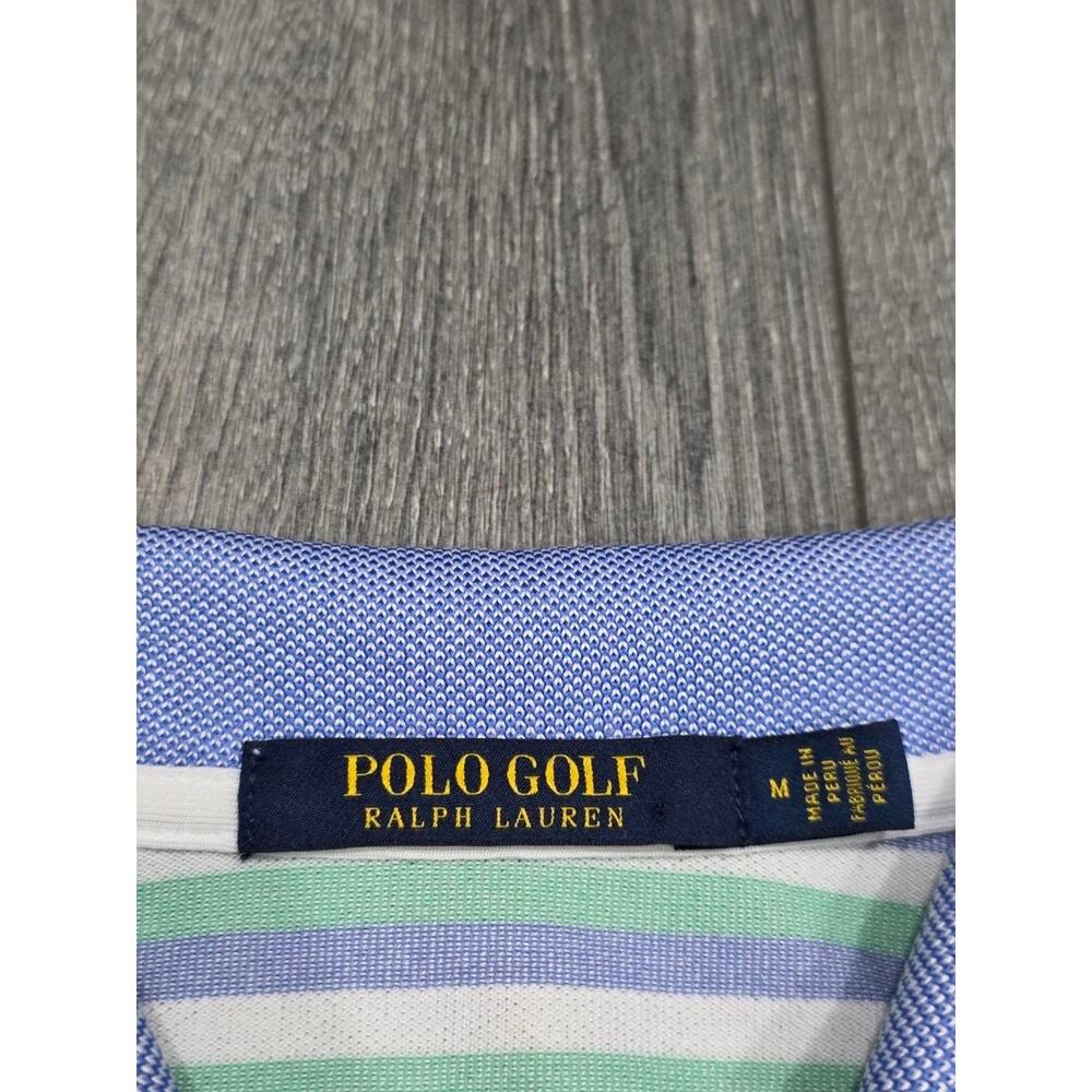 Polo Golf Ralph Lauren Top Women's Small Tailored Fit Striped Snap M A004955 - Picture 5 of 12
